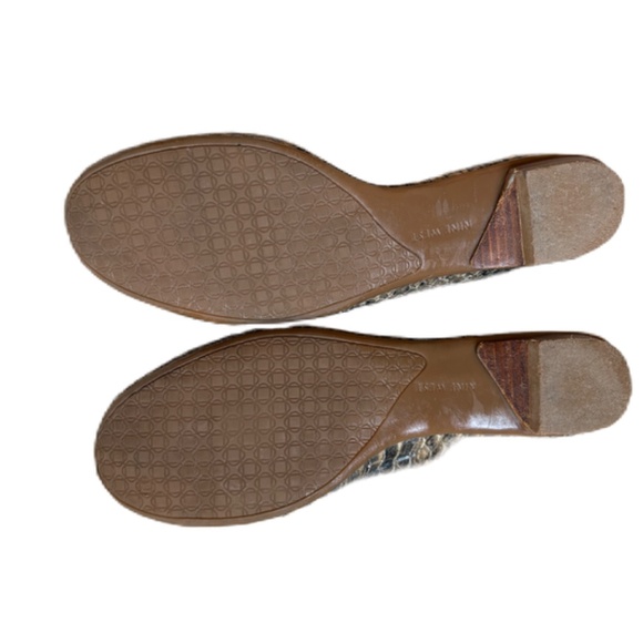 Nine West Logan snakeskin flats 7.5 - Picture 13 of 15